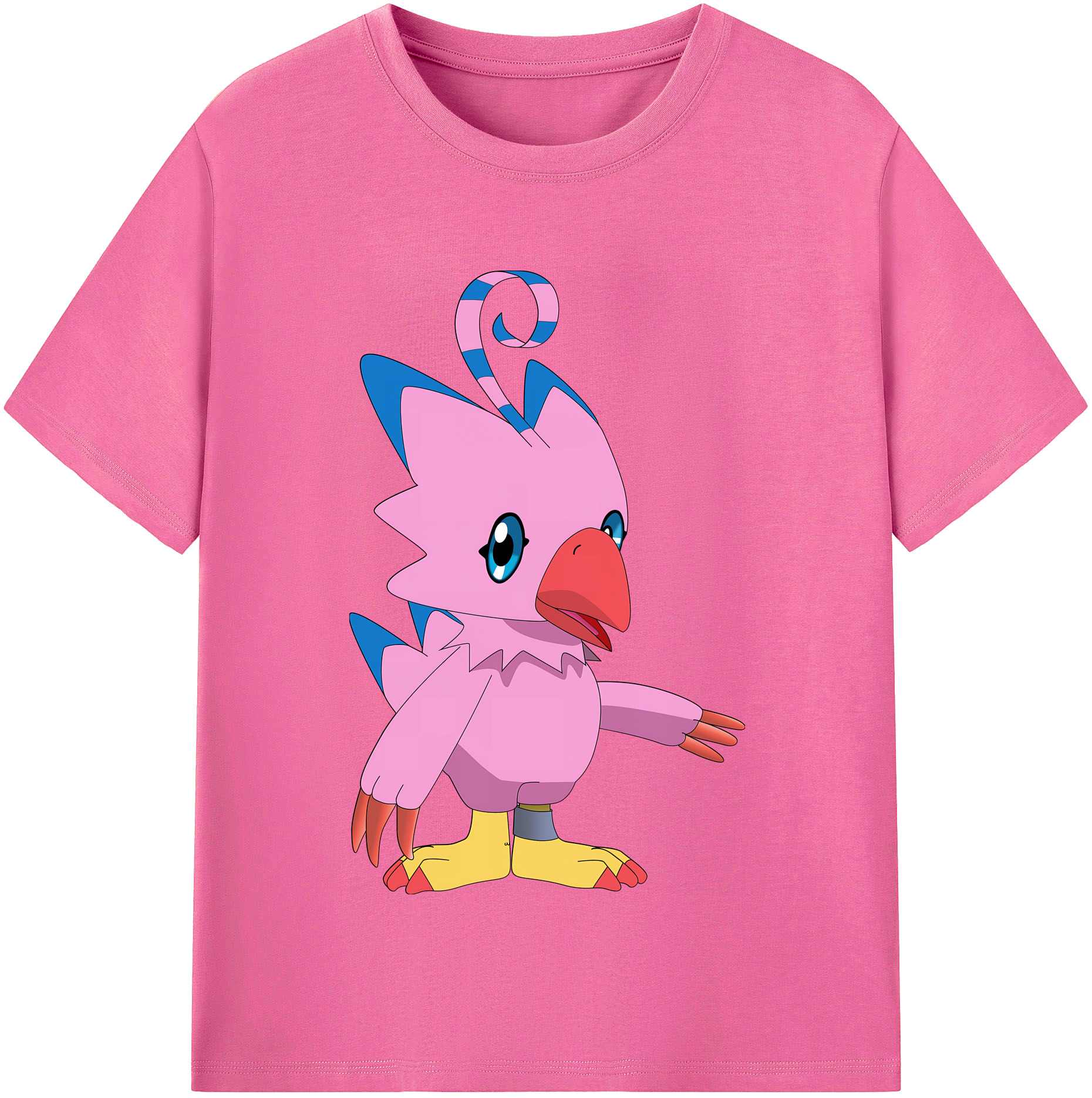 （画像用） Digimon デジタルモンスター/デジモン レディースカジュアルプリントTシャツ（綿100％）